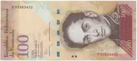 Venezuela, 100 Bolivares 2012, P.93e