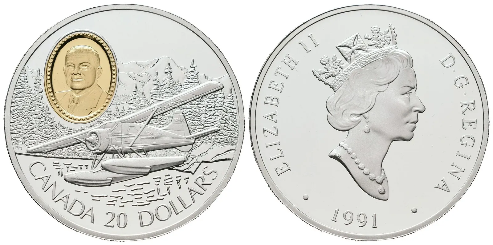 Kanada, 20 Dollar 1991 - de Havilland "Beaver"