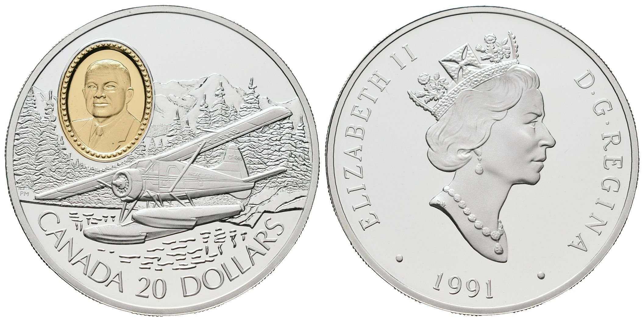 Kanada, 20 Dollar 1991 - de Havilland "Beaver"