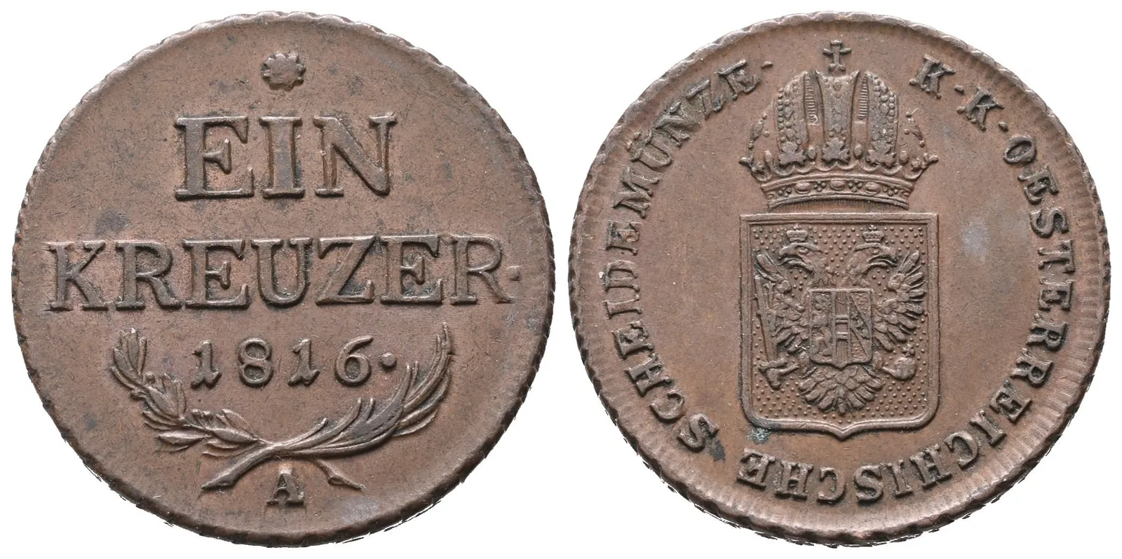 František II., 1 Krejcar 1816 A