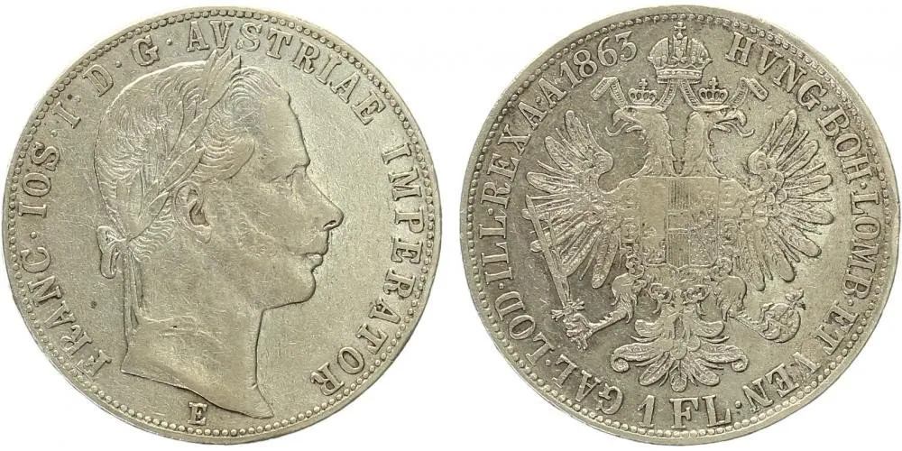 Rakouská a spolková měna, 1857 - 1892 — 1