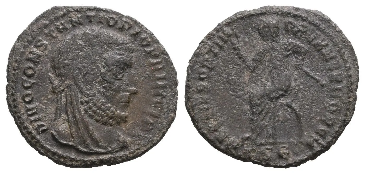 Constantius I. Chlorus, posmrtný AE4