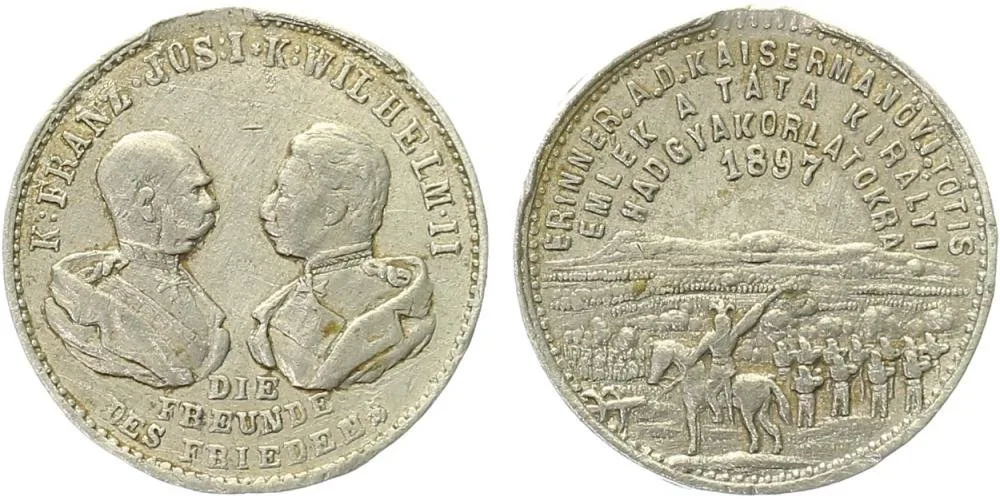 František Josef I., medaile vojenských manévrů — 1