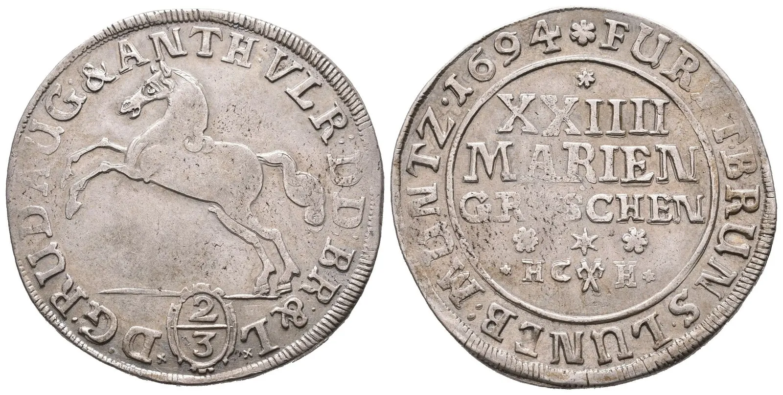 Brunšvick-Wolfenbüttel, 24 Mariánských grošů 1694