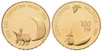 Švýcarsko, 100 Frank 1999 - Festival vína