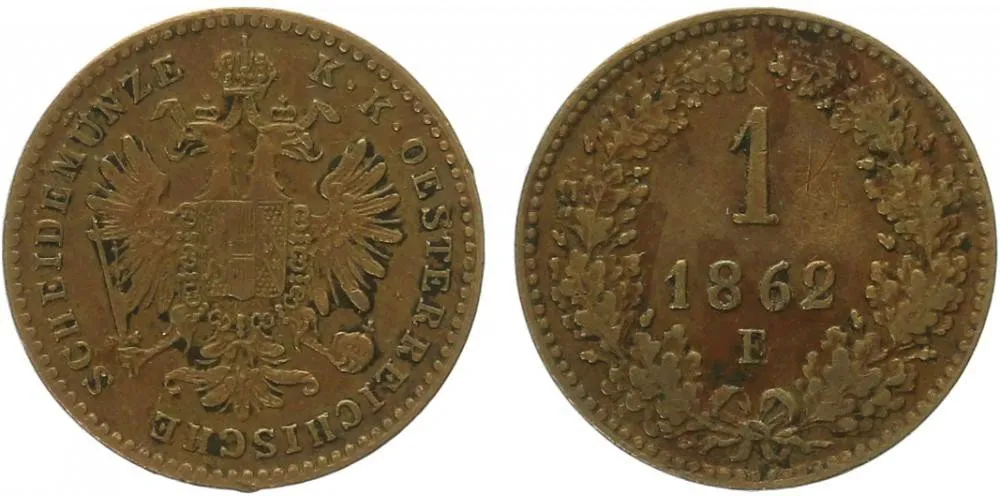 Rakouská a spolková měna, 1857 - 1892 — 1