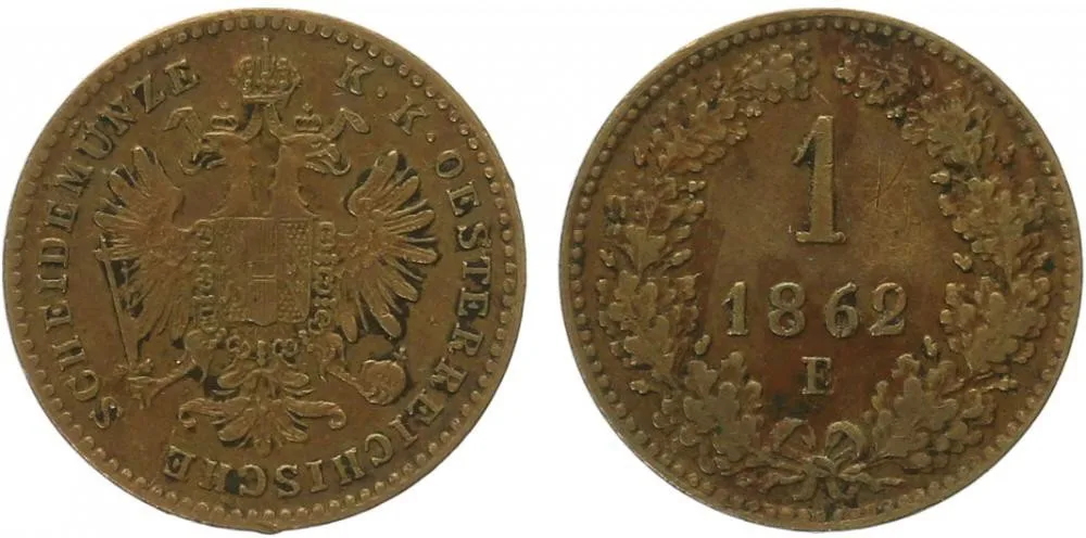 Rakouská a spolková měna, 1857 - 1892 — 1