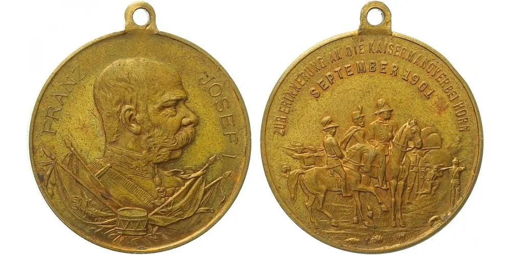 František Josef I., medaile vojenských manévrů — 1