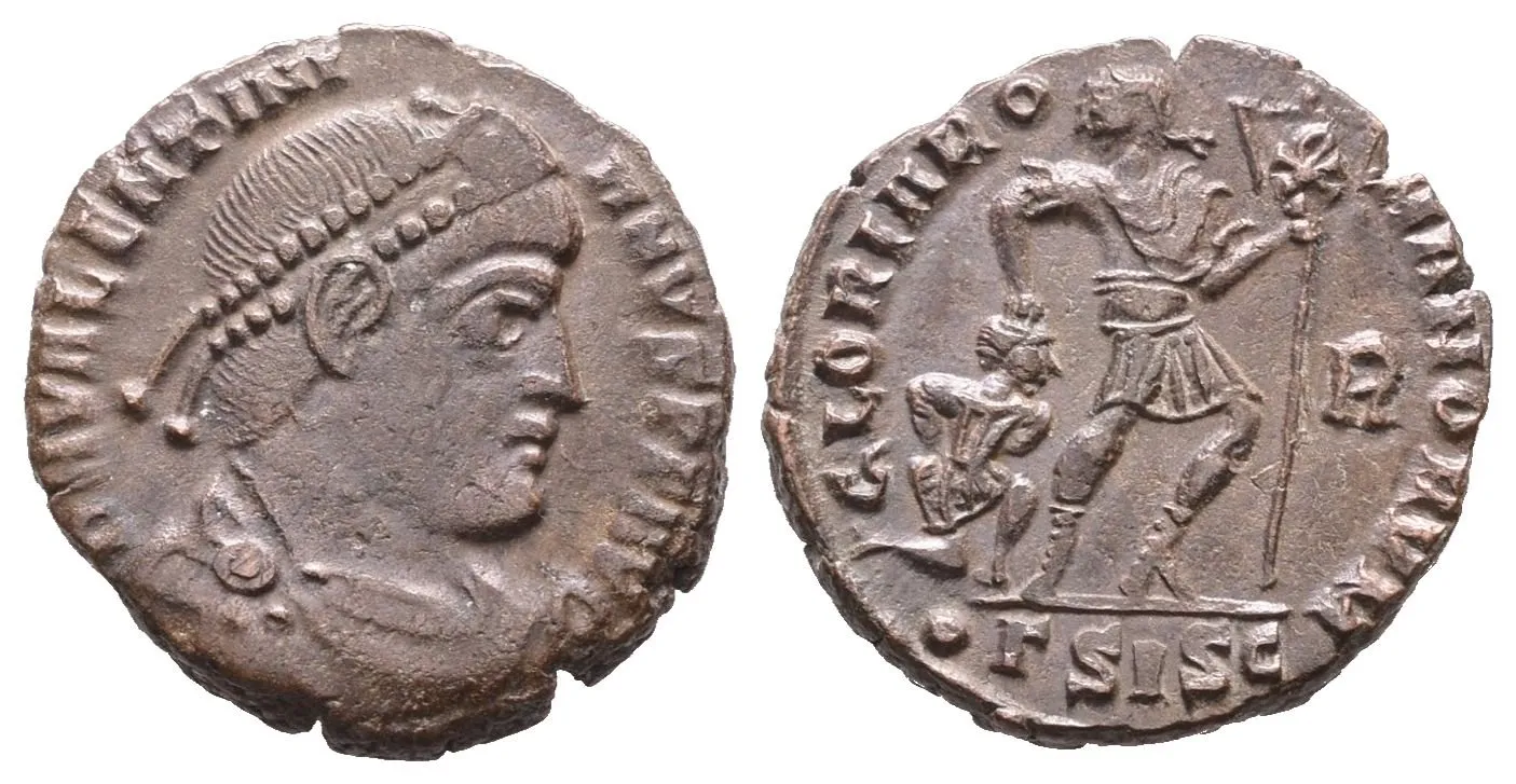 Valentinianus I., nummus, Siscia, RIC IX 14