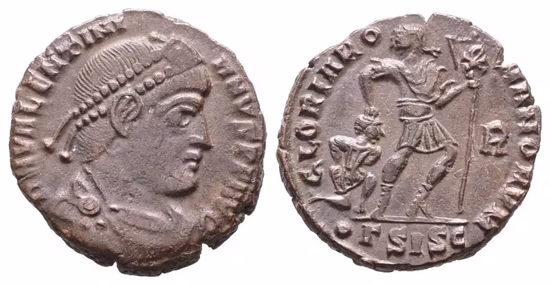 Valentinianus I., nummus, Siscia, RIC IX 14