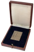 AR Plaketa 1934 - Večerní České slovo - Za účast. Ag 0,800, 40 x 30 mm (21,68 g), — 2