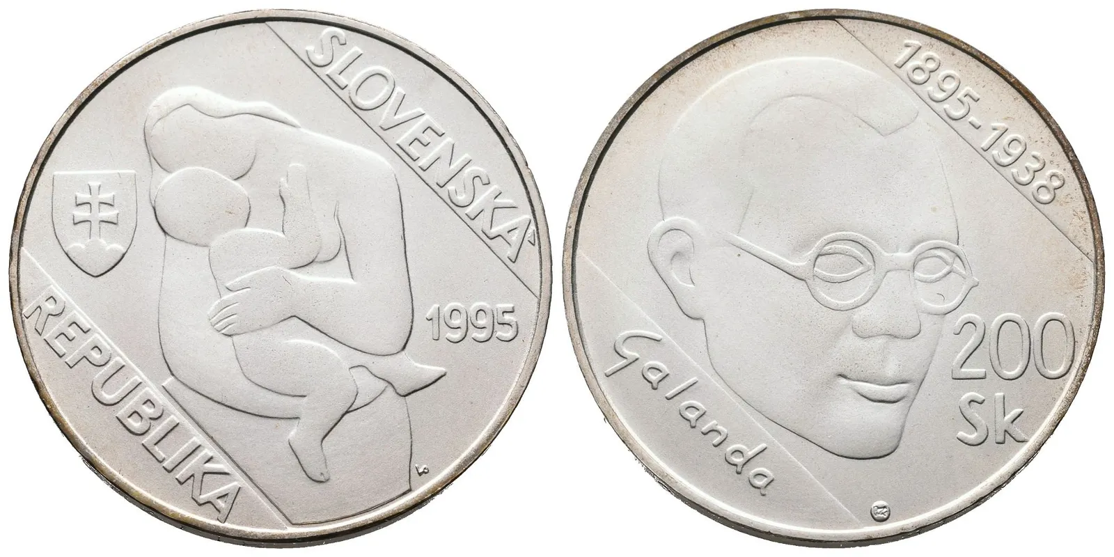 200 Sk 1995 - Mikuláš Galanda, běžná kvalita