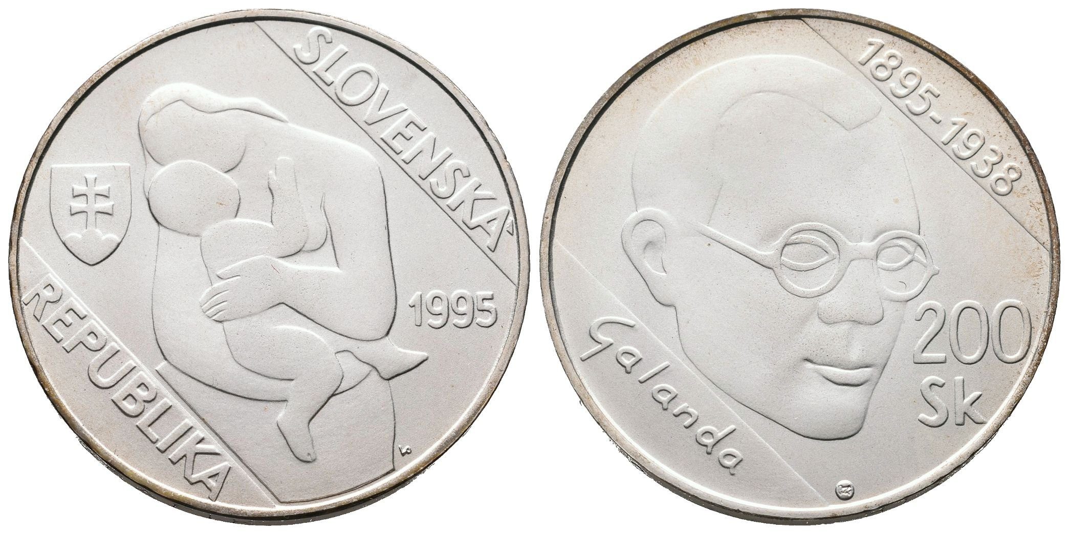 200 Sk 1995 - Mikuláš Galanda, běžná kvalita