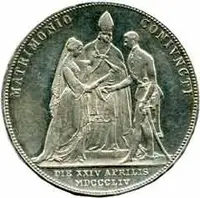 Konvenční měna, 1848 - 1857 — 2