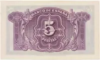 Španělsko, 5 Pesetas 1935, P.85a - fotografie 2