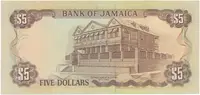 Jamajka, 5 Dollars 1991-1992, P.70d - fotografie 2