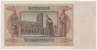 Německo, 5 Reichsmark 1942, 8-místný číslovač, Hej.D1b - fotografie 2