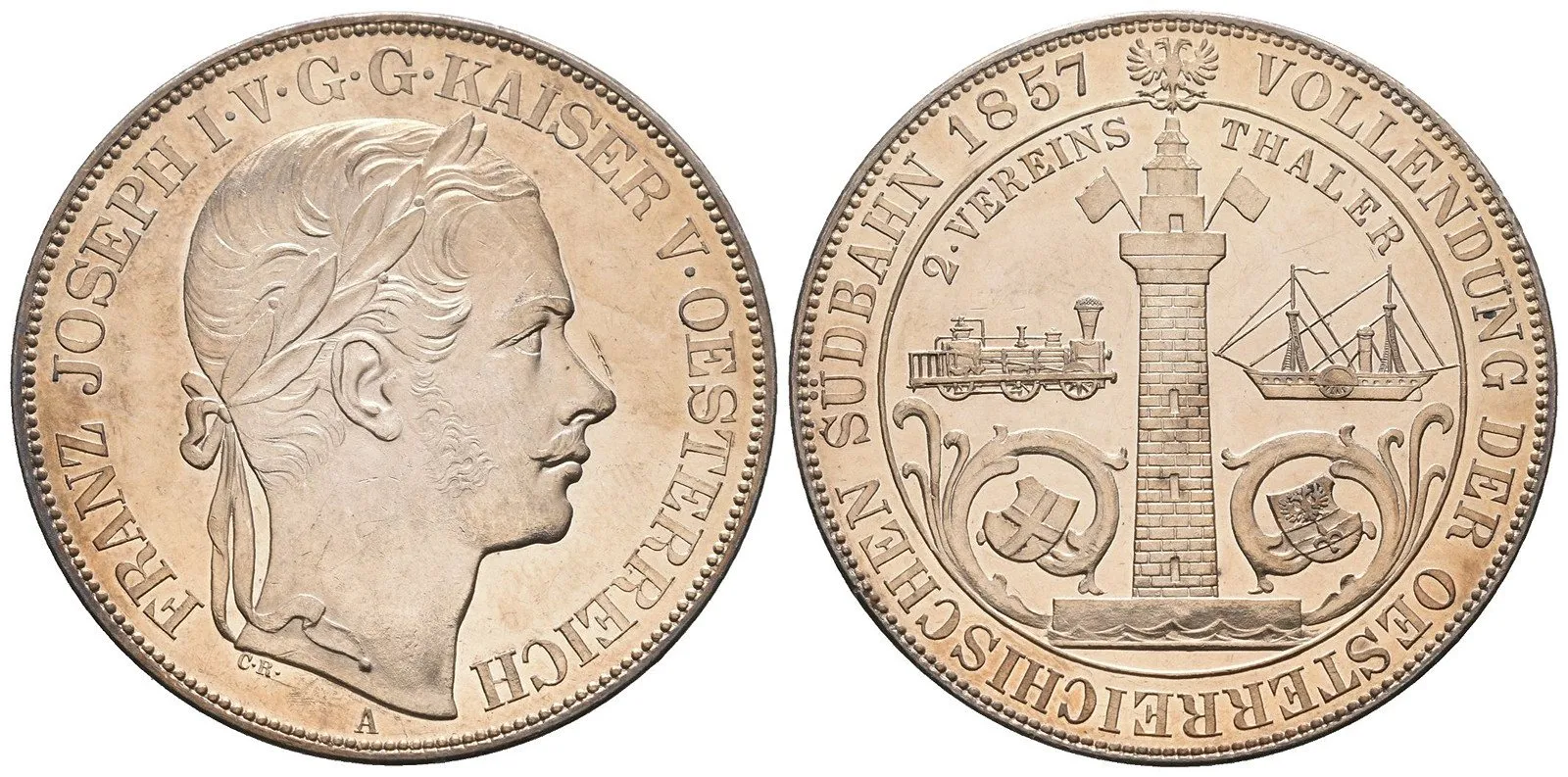 Rakouská a spolková měna, 1857 - 1892 — 1
