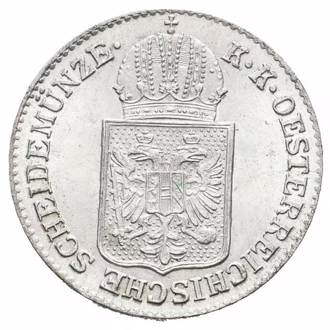 6 Krejcar 1849 A, luxusní zachovalost, lesk, patina