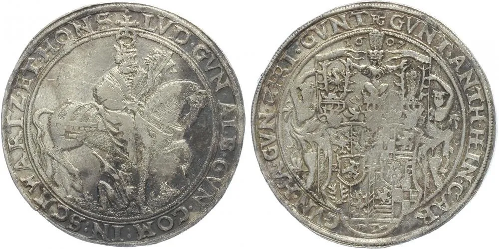 Schwarzburg - Sondershausen a Schwarzburg - Rudolstadt, společná ražba, 1605 - 1618 — 1