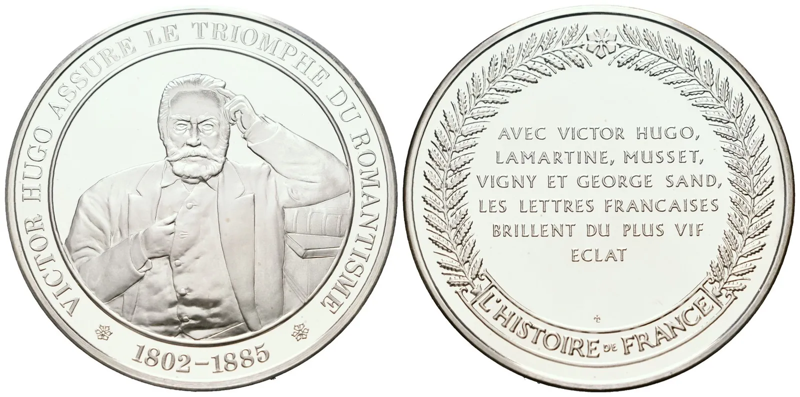 Francie - AR Medaile b.l. - Victor Hugo