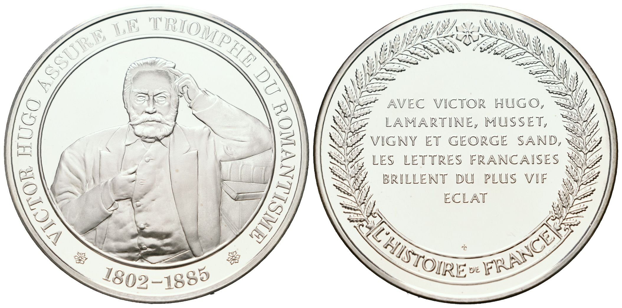 Francie - AR Medaile b.l. - Victor Hugo