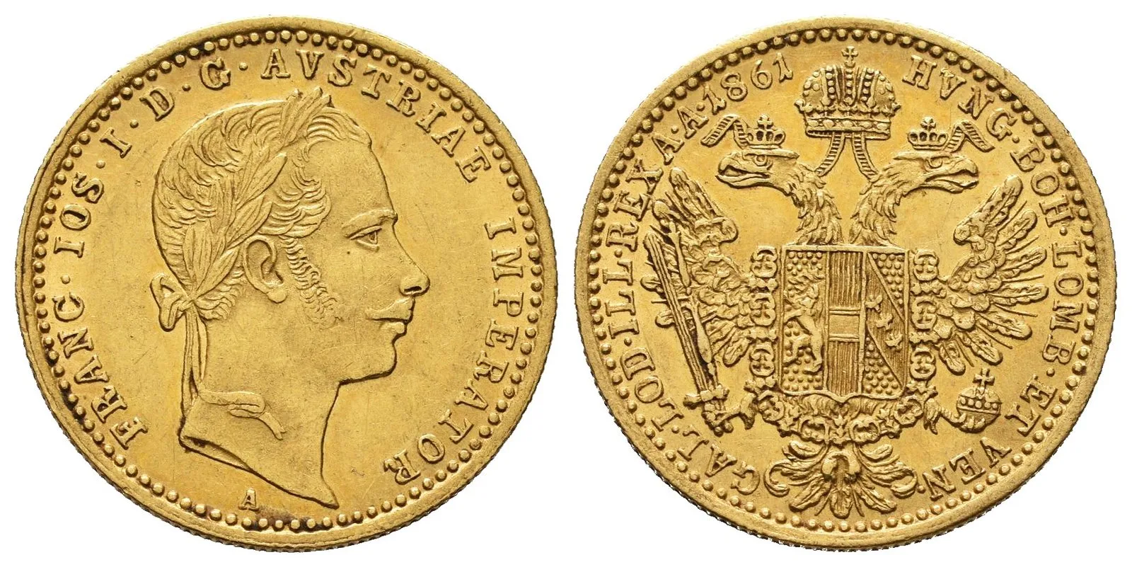 Dukát 1861 A, Vídeň