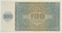 Chorvatsko, 100 Kuna 1941, P.2a - fotografie 2