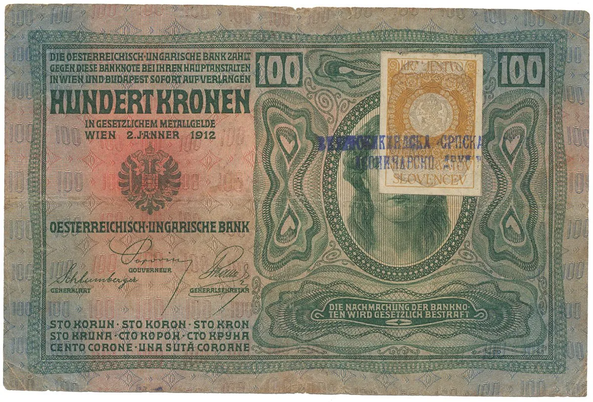 Razítkované R-U bankovky na Balkáně 1919-1921 — 1