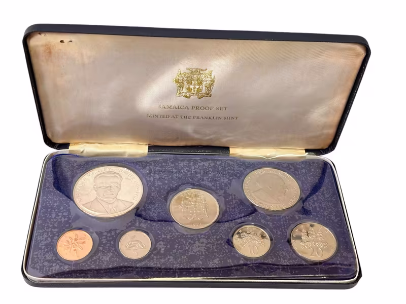 Jamajka, Sada oběžných a pamětních mincí 1971 PROOF