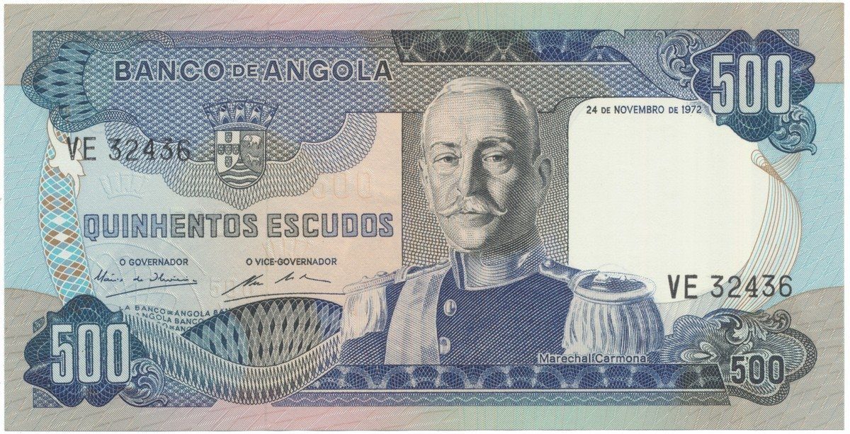 Angola, 500 Escudos 1972, P.102