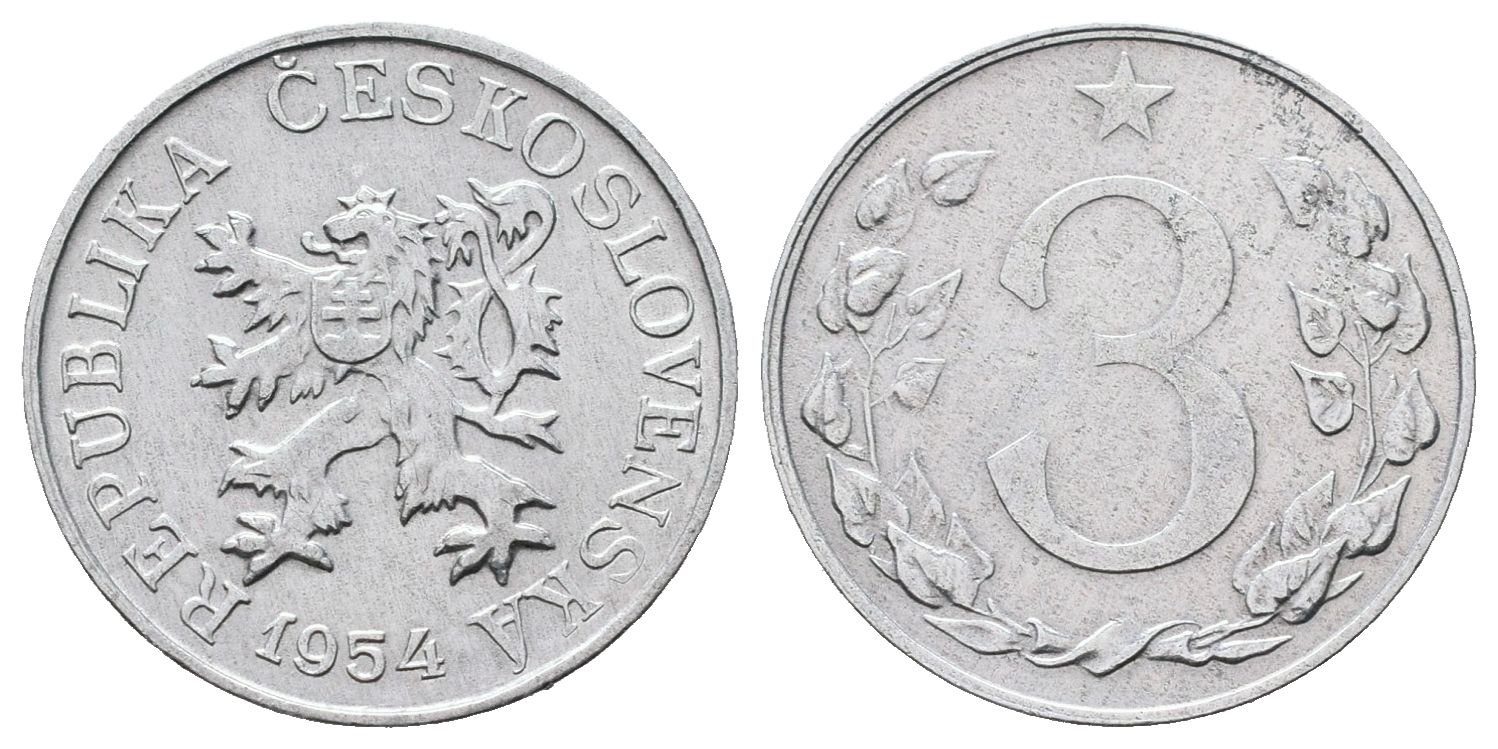 3 Haléř 1954