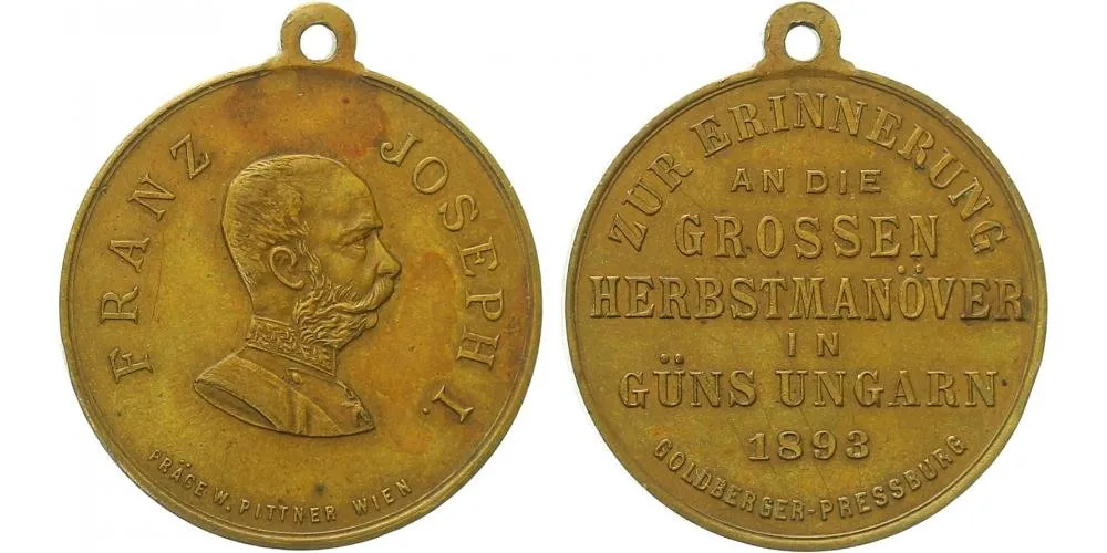 František Josef I., medaile vojenských manévrů — 1