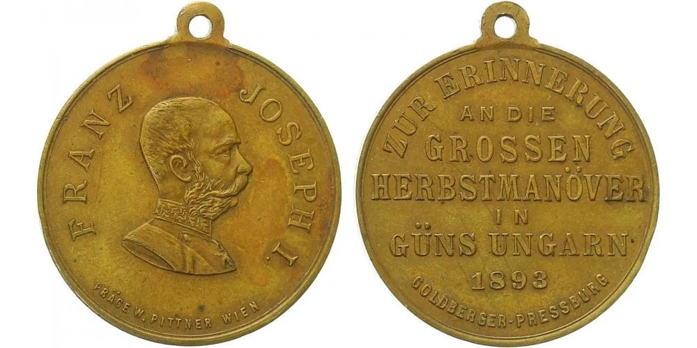 František Josef I., medaile vojenských manévrů — 1