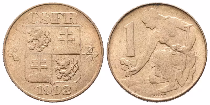 1 Koruna 1992