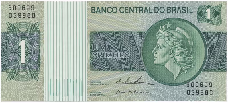 Brazílie, 1 Cruzeiro (1975), P.191Ab