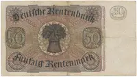 Německo, 50 Rentenmark 1934, Hej.D16a - fotografie 2