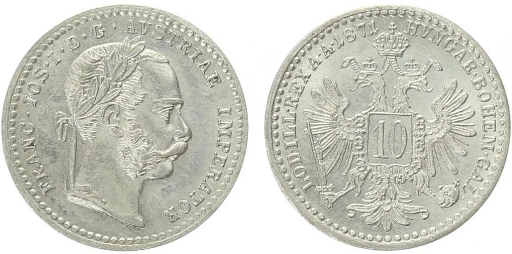 Rakouská a spolková měna, 1857 - 1892 — 1