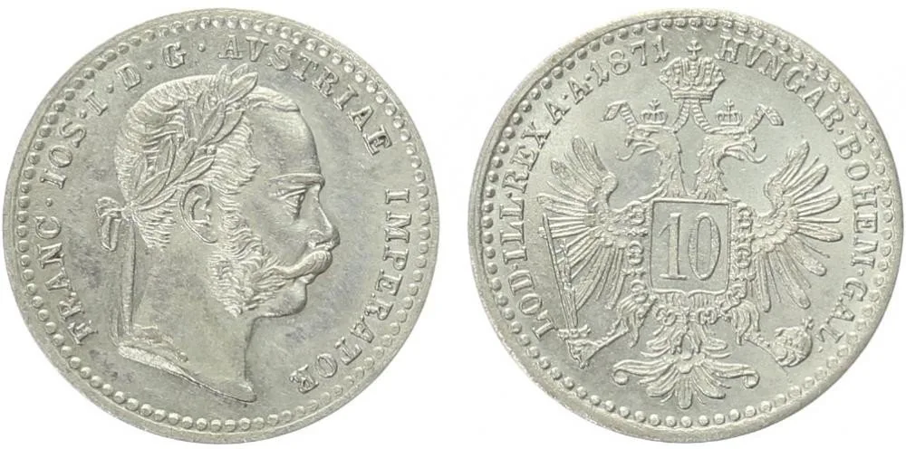 Rakouská a spolková měna, 1857 - 1892 — 1
