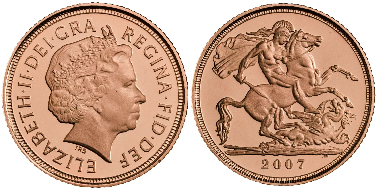 Velká Británie, 1/2 Sovereign 2007