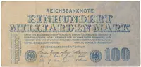 Německo, 100 Milliarden Mark 1923, Ro.123