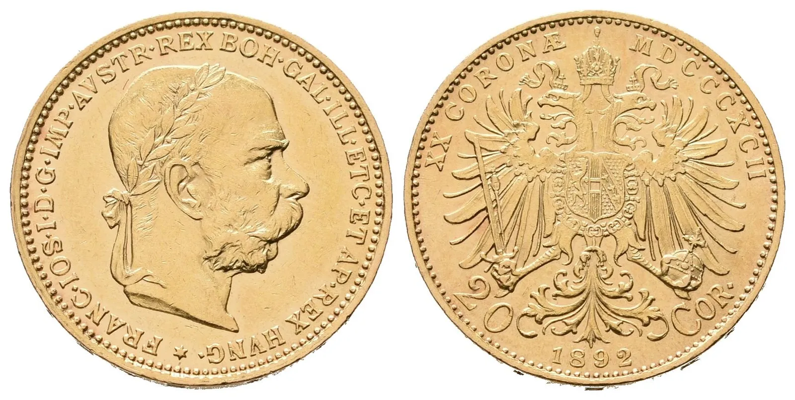 20 Koruna 1892