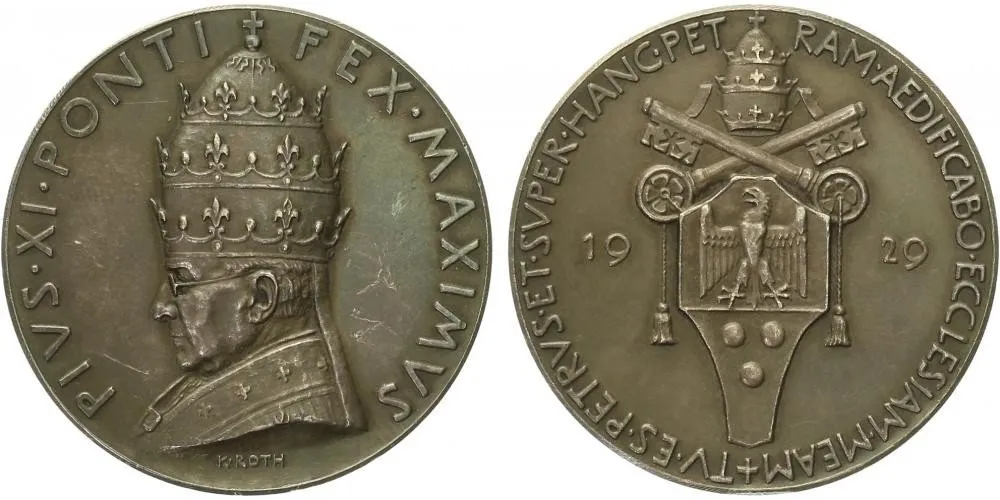 Vatikán, Pius XI., 1922 - 1939 — 1