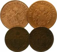 Konvenční měna, 1848 - 1857 — 1