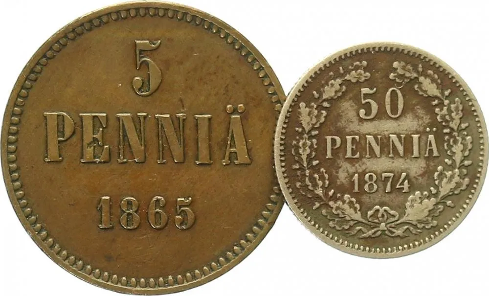 Ražby pro Finsko, Alexander II., 1855 - 1881 — 1