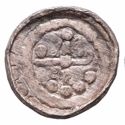 Denár (Sachsenpfennig/Randpfennig), minc. Merseburg nebo Halle, pod.