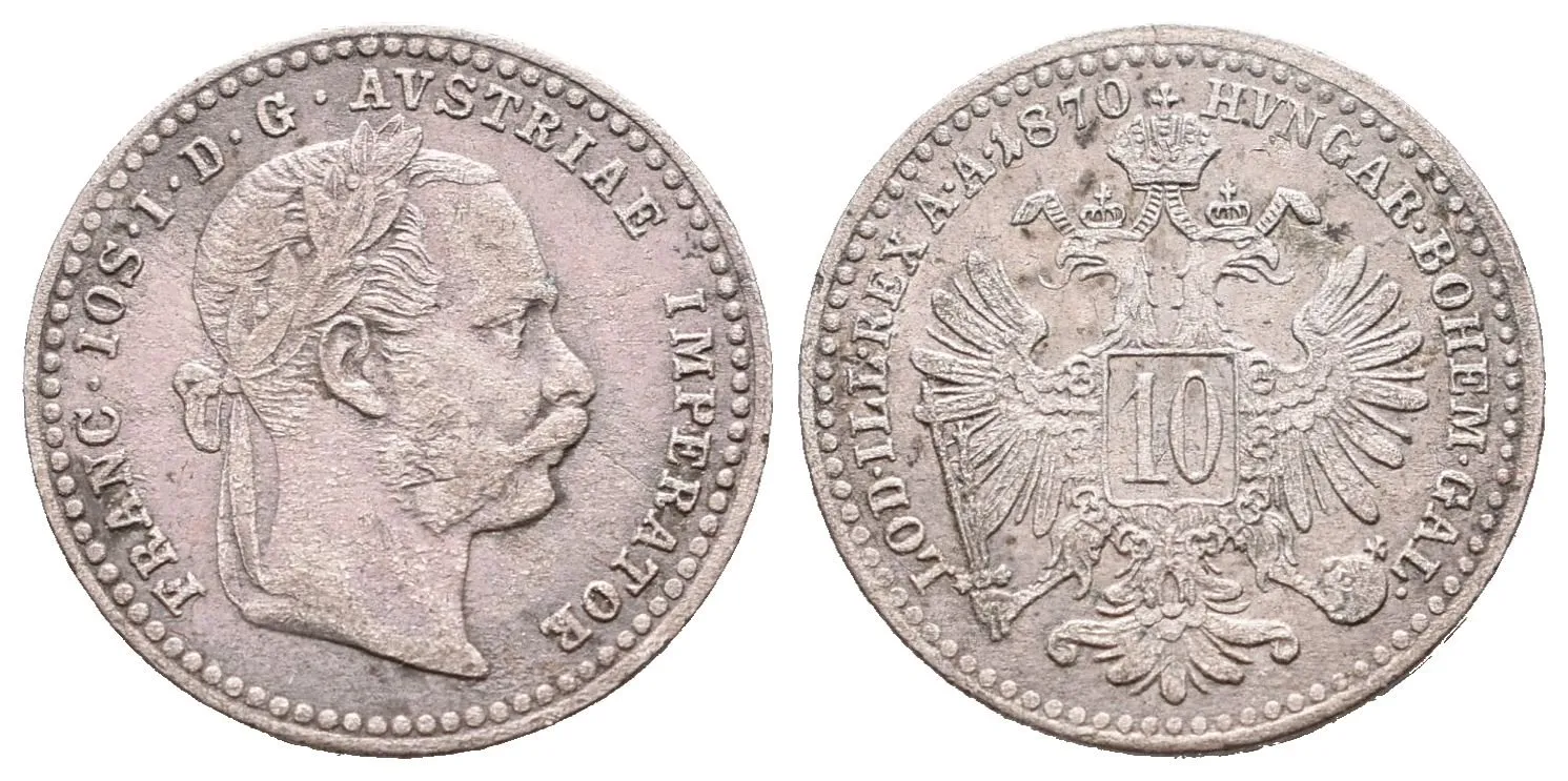 10 Krejcar 1870