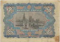 Španělsko, 50 Pesetas 1907, P.63a - fotografie 2