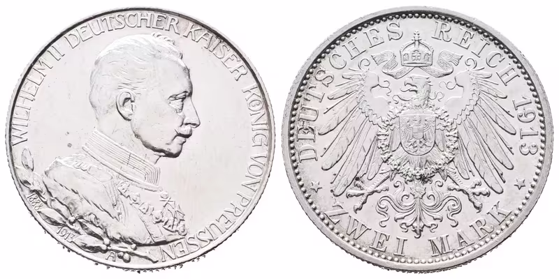 Prusko, 2 Marka 1913 - 25. výročí panování
