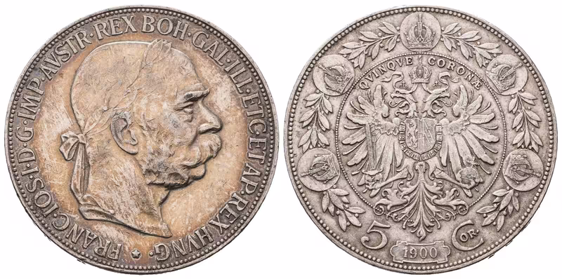 5 Koruna 1900